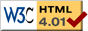 Valid HTML 4.1 Transitional